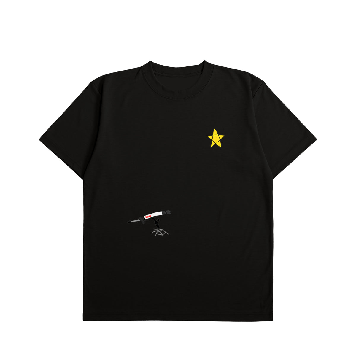 【星見る望遠鏡】SG603オリジナルTシャツ black image