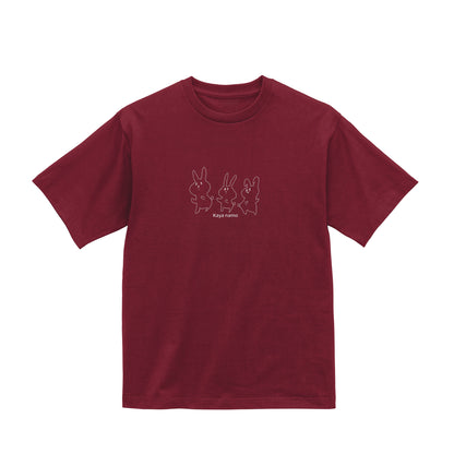 【Kaya namo Sisters series】コピポコラボT-Shirt burgundy image