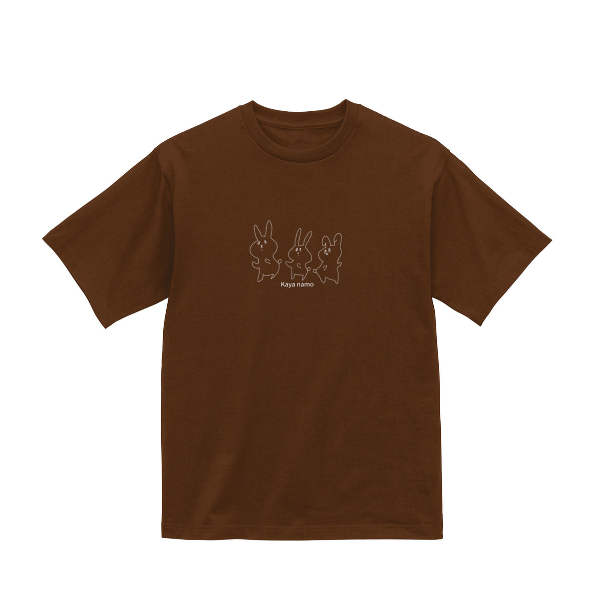 【Kaya namo Sisters series】コピポコラボT-Shirt cinnamon-brown image