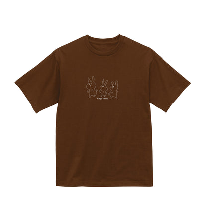 【Kaya namo Sisters series】コピポコラボT-Shirt cinnamon-brown image