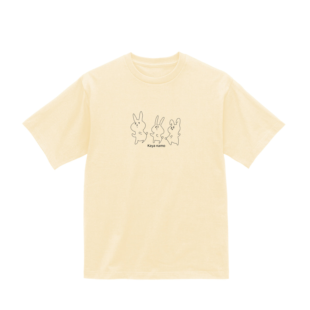 【Kaya namo Sisters series】コピポコラボT-Shirt ivory image